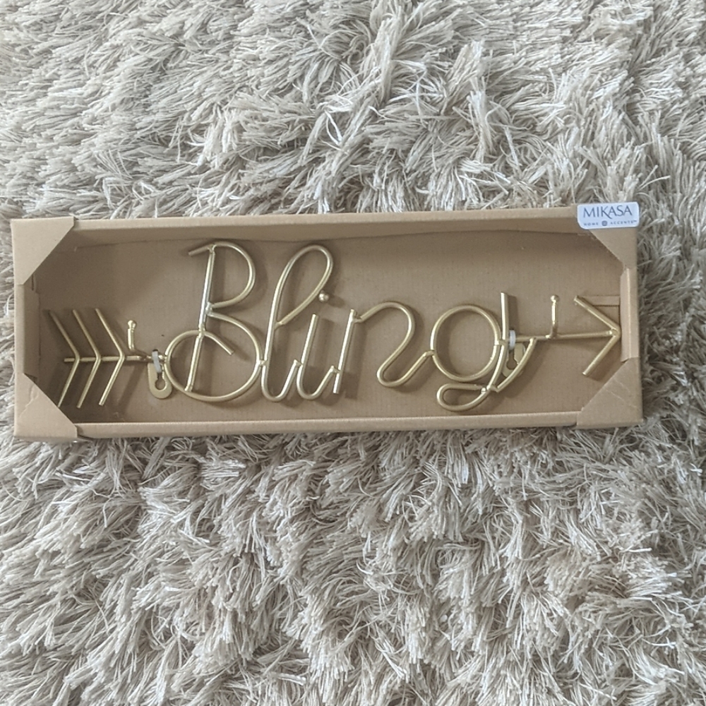 Mikasa Bling Gold Jewelry Wall Hanger